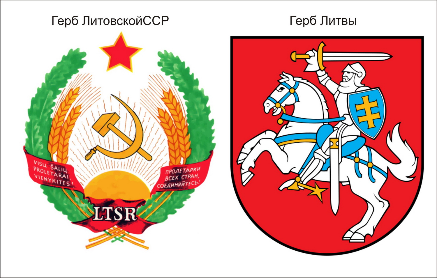 Литовская Советская Социалистическая Республика герб